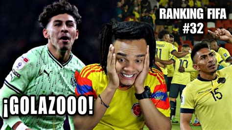 Ecuador Ranking Fifa Golazo De Jeremy Sarmiento Youtube