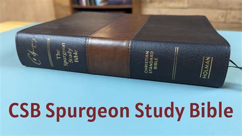 Csb Spurgeon Study Bible Review Youtube