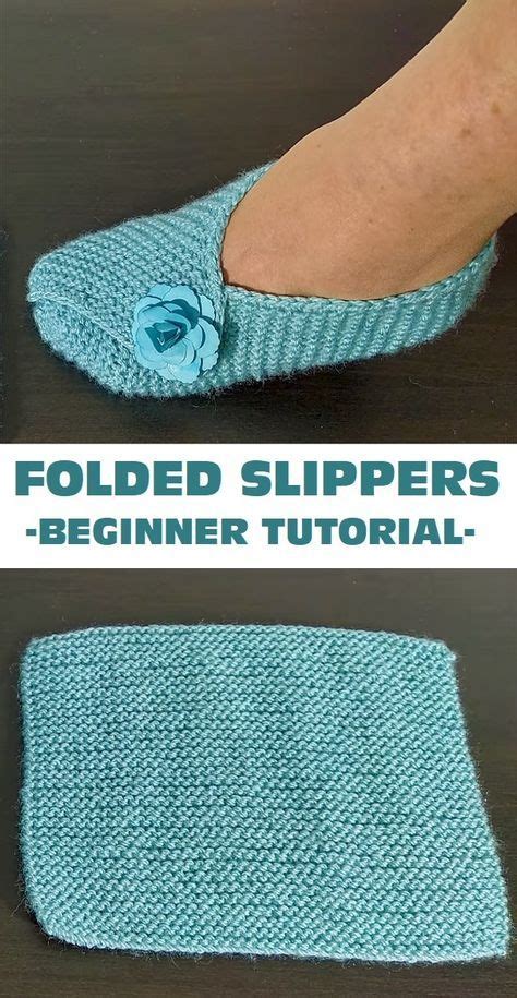 Folded Slippers Beginner Tutorial Tutorials More Easy Crochet