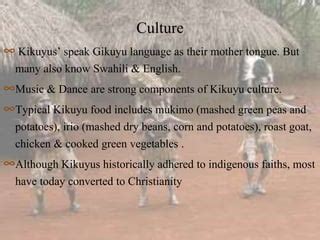 Kikuyu tribe in Kenya