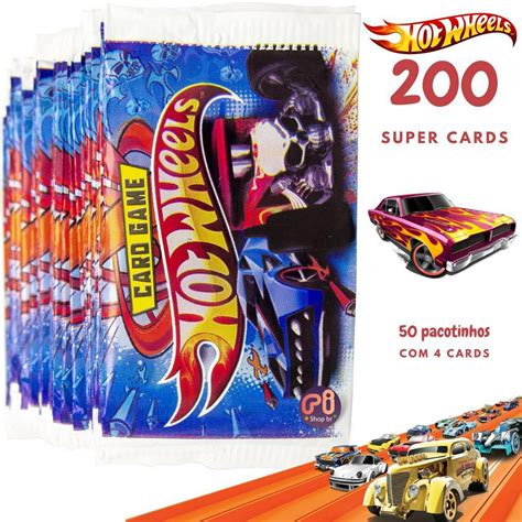 Kit Cards Cartinha Hot Wheels Pacotinhos Cards Shopee Brasil