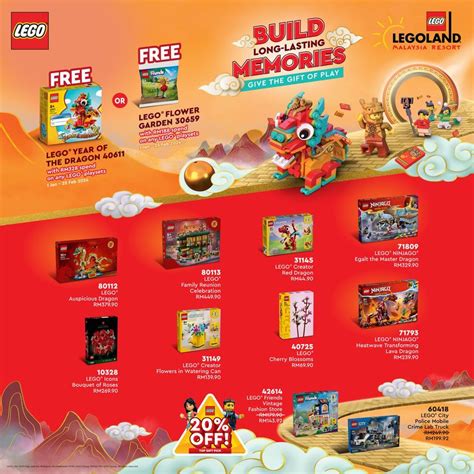 Jan Onward Legoland Lunar New Year Lego Promotion