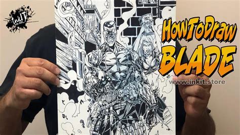 How To Draw Blade The Marvel Way FROM THE MOVIE YouTube