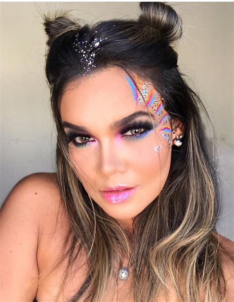 Coachella Make Up Music Festival Makeup Make Carnaval Carnival