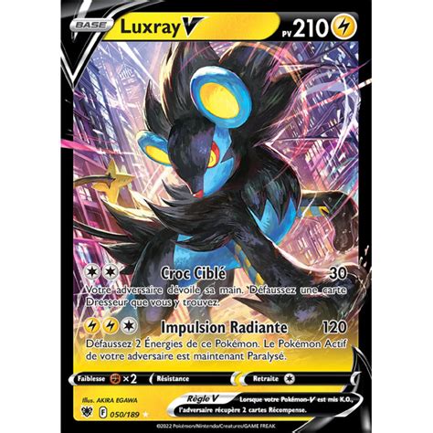 Luxray V EB10 050 189 Astres Radieux SWSH10 Carte Pokémon à l