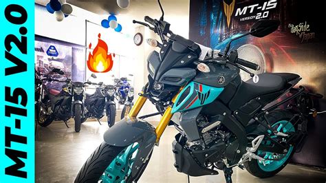 Yamaha Mt V Cyan Storm Walkaround Youtube