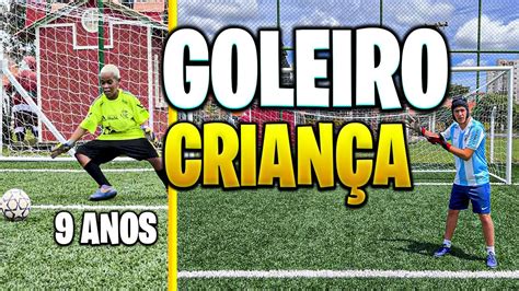 Como ser um BOM GOLEIRO sendo CRIANÇA Dicas para iniciantes