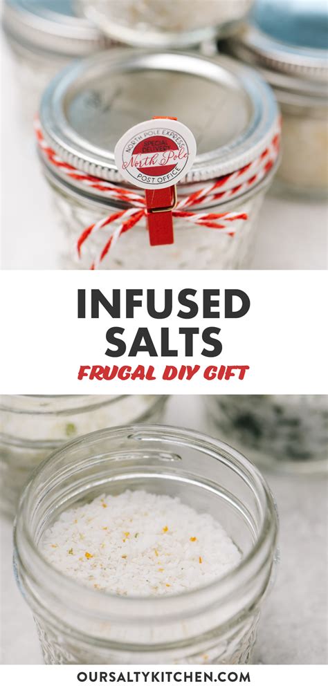 Infused Salt Trio Recipe Infused Salt Diy Food Gifts Dipping Oil Gift