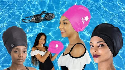 Best Swim Caps for Black Hair, Braids & Locs - Curly Girl Swag