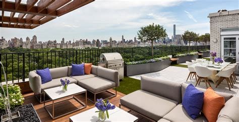 Central Park West Penthouse Terrace New York Decks