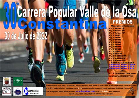 Ya está abierto el plazo de inscripción de la 30ª Carrera Popular