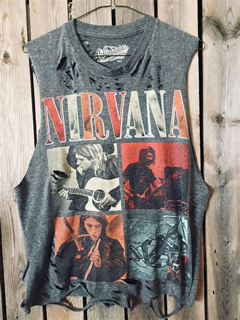 Nirvana Band Tee Size Men S Small Grunge Bleached Band Shirt Concert Tee Alternative