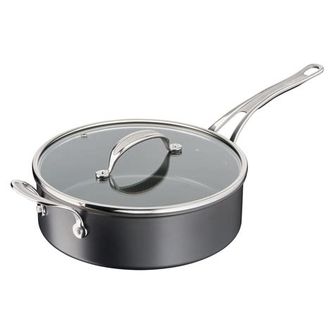 Jamie Oliver By Tefal Cooks Classic Sautepan 26cmnon Stick Induction Hard Anodised Lid