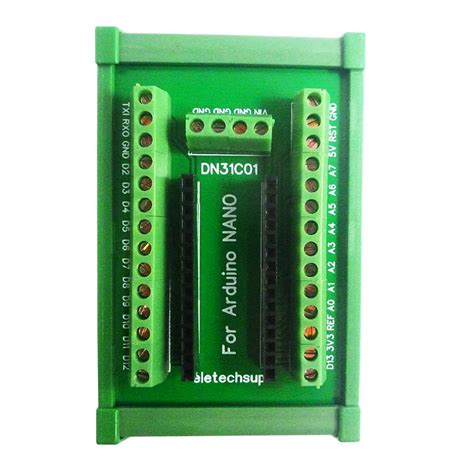 Dn C Dc Din Rail Mount Screw Terminal Block Breakout Module Plc