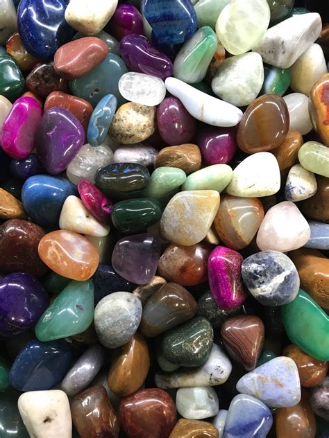 Agate Mixed Large Tumbled Stones G Wholesale Crystal Universe