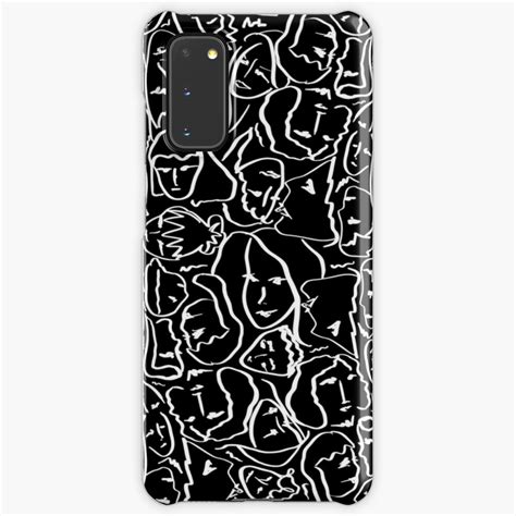 Call Me By Your Name Elios Shirt Faces In White Outlines On Black Cmbyn Samsung Galaxy Phone