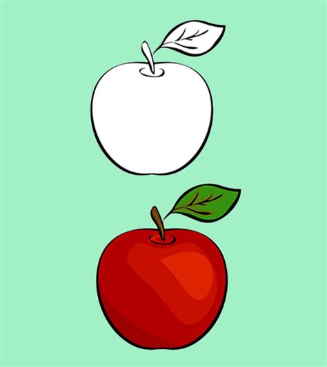 How To Draw Apple