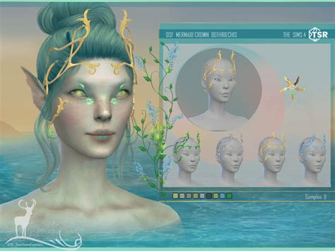 The Sims Resource MERMAID CROWN BOTHRIECHIS En 2024