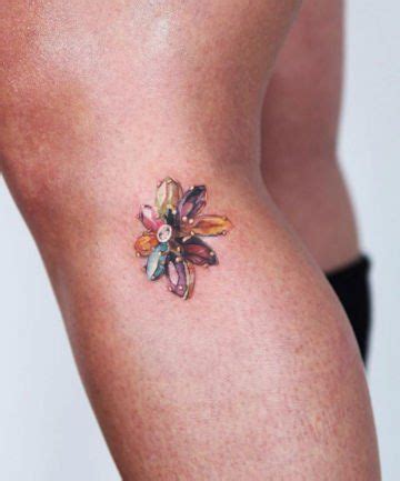 Gemstone Tattoos So Pretty You Won T Need Jewelry Anymore Gem