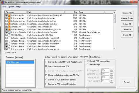 Excel/Xls to Pdf Converter Download Free (Windows) - 5.8 | Softpedia