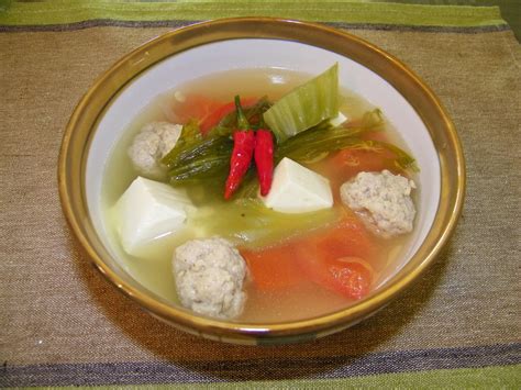 Little Bellevue Kitchen Salted Vegetable Soup With Meatballs