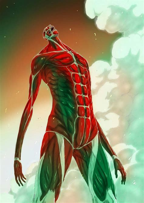 Colossal Titan Illustration By Satoshi Kadowaki Attack On Titan