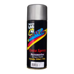 Tinta Spray Na Cor Alumínio Labcolor 350 Ml Leroy Merlin