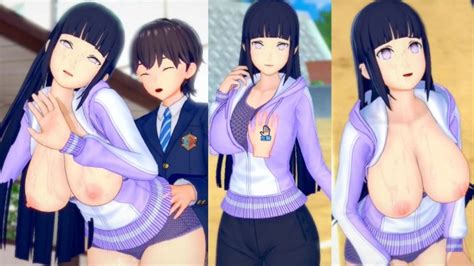 【エロゲーコイカツ！】narutoナルト疾風伝 日向ヒナタ3dcg巨乳アニメ動画 Hentai Game Koikatsu Hinata