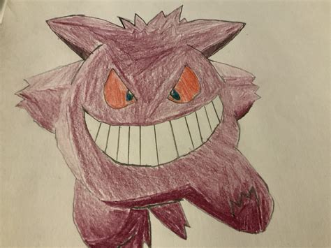 Gengar Sketch Pokécharms