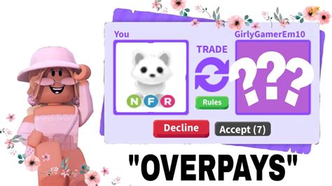 What People Trade For Nfr Arctic Fox Accepted Adopt Me Pet Giveaway