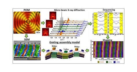 Lamellae Grating Assembly In Ring Banded Spherulites The Journal Of