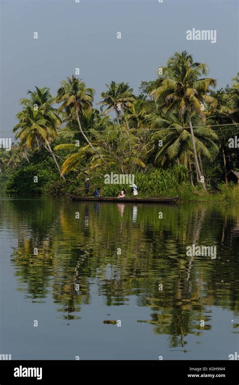 The Kerala Backwater Stock Photo Alamy