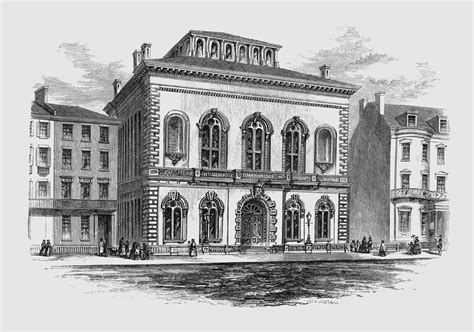 Boston Public Library Engraving - 1858 Drawing by War Is Hell Store - Fine Art America