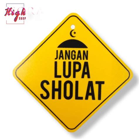 Signage Jangan Lupa Sholat Lazada Indonesia