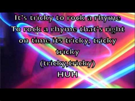 RUN D M C It S Tricky W Lyrics YouTube