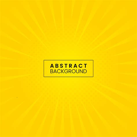 Sunburst Background Design Yellow Color Halftone 3475198 Vector Art At