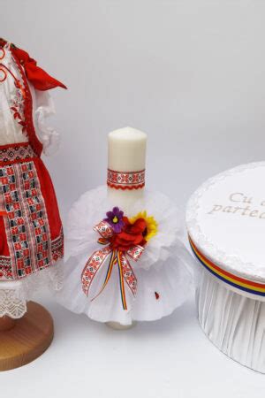 Set Traditional Botez Costumas Fetita Trusou Cutie Pentru Trusou