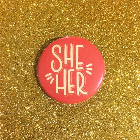 Pronoun Buttons 1 5 In Pinback Button Set Lgbt Gender Etsy