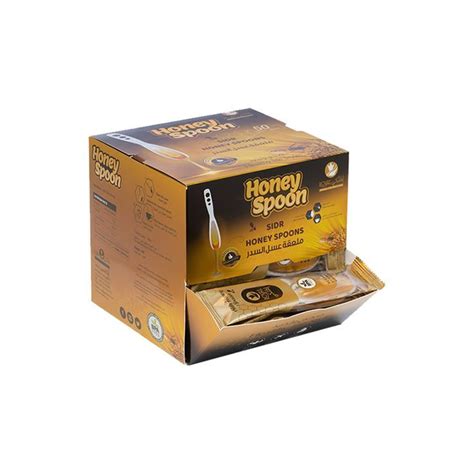 Buy Sidr Honey Spoon 50 Pieces Royal Honey Al Malaky Royal Honey