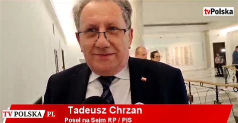 Tadeusz Chrzan Za Odwo Aniem Bosaka Nie Akceptujemy Takich Zachowa