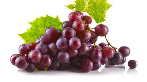 Papeis De Parede X Uvas De Perto Fundo Branco Alimentos Baixar