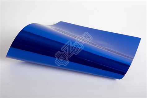 Плёнка металлизированная Grafix, серия Metallized, зеркальный синий, 90 мкм