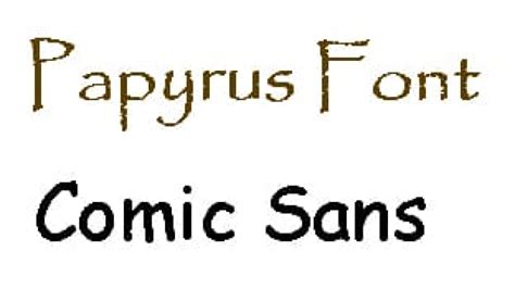 Papyrus Font