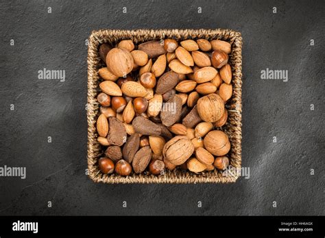 Assortment of nuts Stock Photo - Alamy