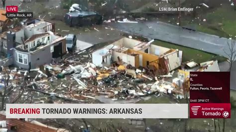 Tornado Damage After Tornado Moved Through Little Rock - Videos from The Weather Channel