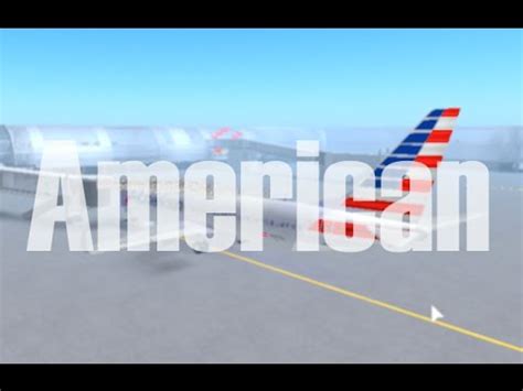 Roblox American Airlines Boeing Flight Youtube