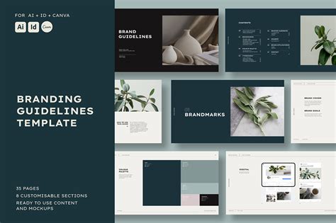 Brand Guidelines Template Adobe Illustrator Indesign On Behance