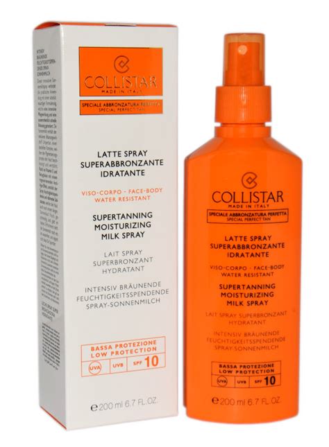 Collistar Special Perfect Tan Mleczko Do Opalania W Sprayu SPF 10