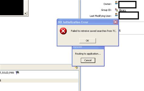 NX Initialization Error Siemens UG NX Eng Tips