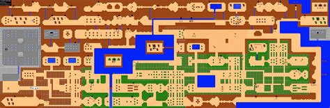 The Legend of Zelda Quest 2 Overworld Map Map for NES by DEngel - GameFAQs